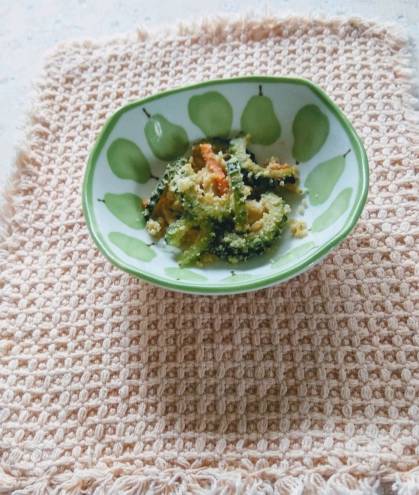 ゴーヤの雪花和え