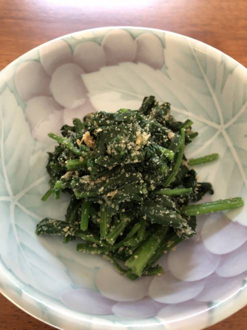ほうれん草のおから和え
