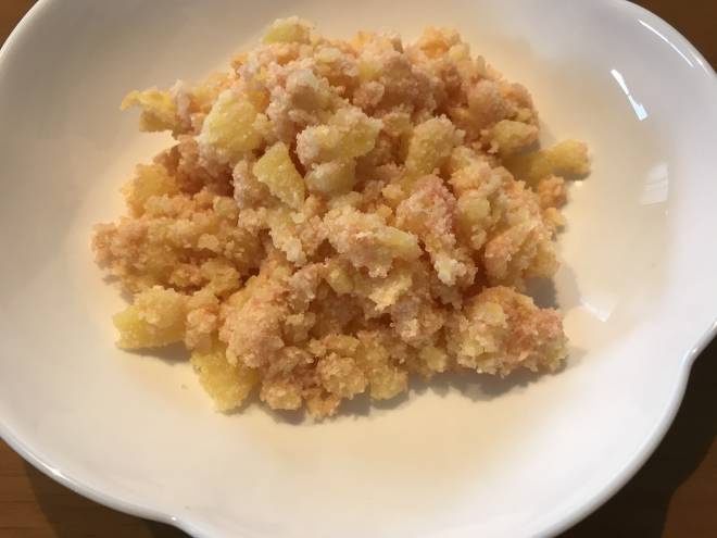 おからパウダー入りタラモサラダ