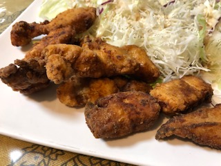 おからパウダーで唐揚