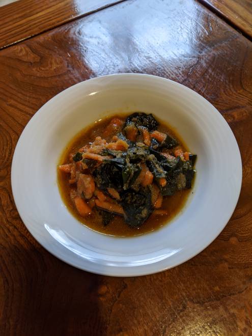 おからを入れた炒め煮