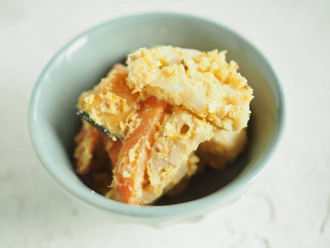 マスタード風味でさっぱり仕上げ！根菜のおからサラダ
