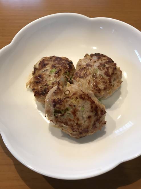 おからパウダー入りごぼうハンバーグ