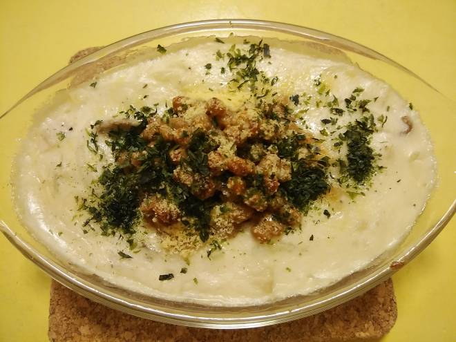 まめまめ納豆グラタン