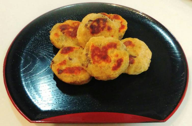 おからパウダー入りさつま芋もち