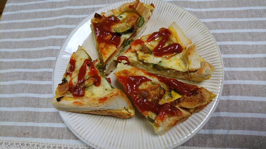 おからパウダーでキッシュ