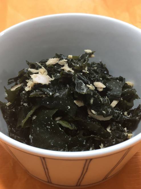 わかめとツナとおからの酢の物