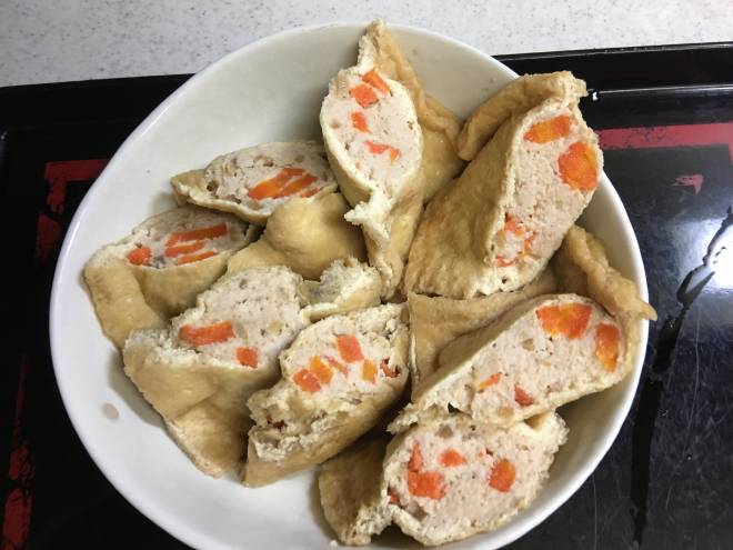 おから入り油揚げの煮物