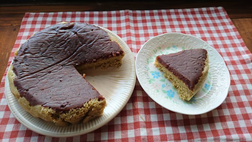 抹茶おから蒸しケーキ
