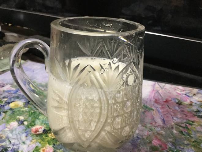 さとの雪おからパウダー入りゴーヤスムージー