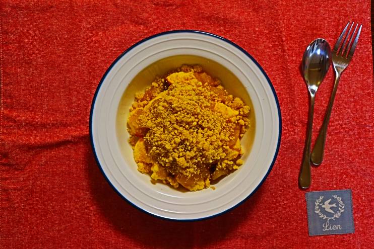 お手軽アップルクランブル