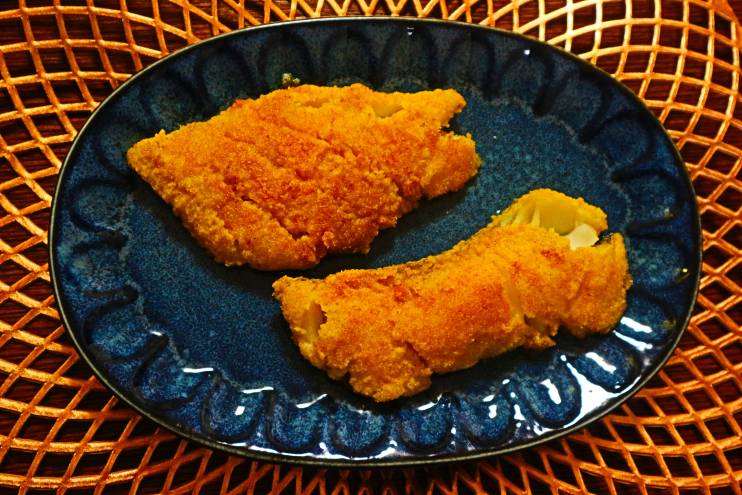 おからで鱈のカレーソテー