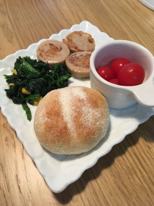 捏ねずにおから入りふんわりパン