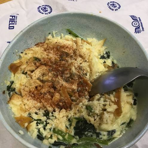 ほうれん草とおからのキッシュ風