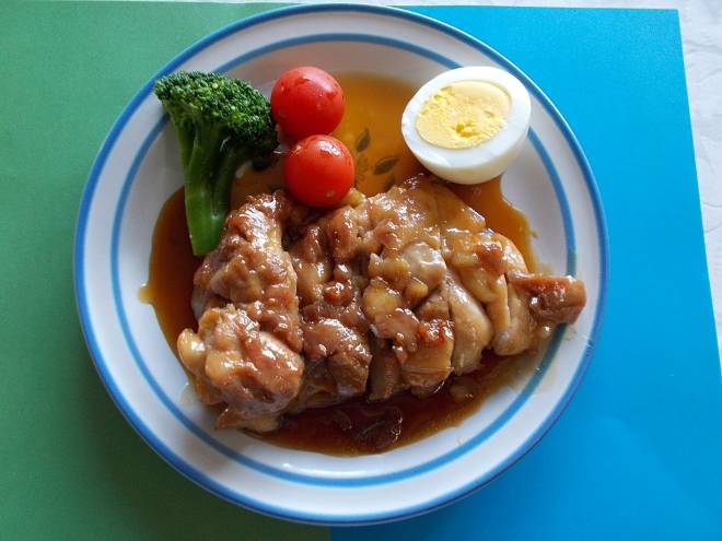 鶏もも肉の照り焼き