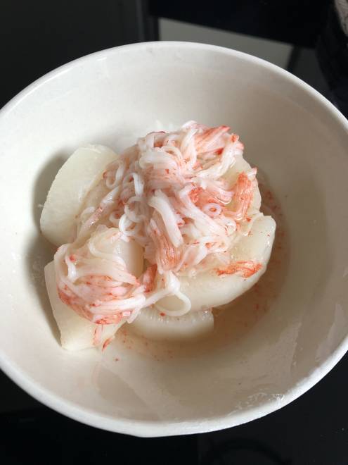 大根のかにあんかけ