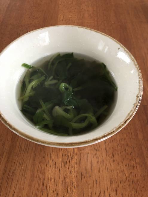 ほうれん草のすまし汁