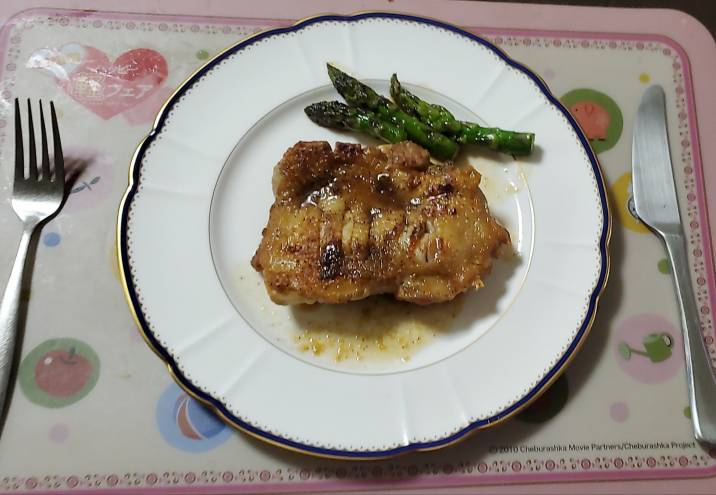 圧縮照り焼きチキンソテー
