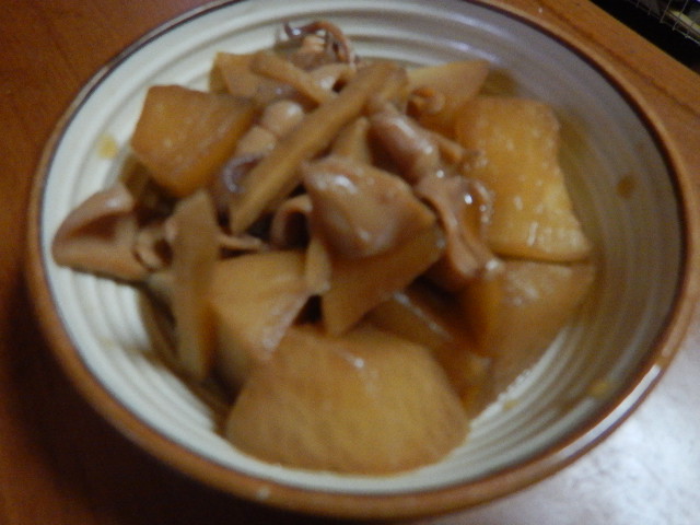 イカと大根炊き
