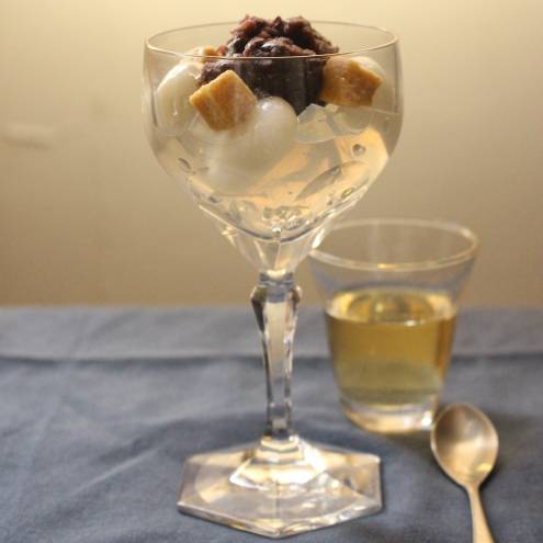 みりんシロップで食べる！あんみつ