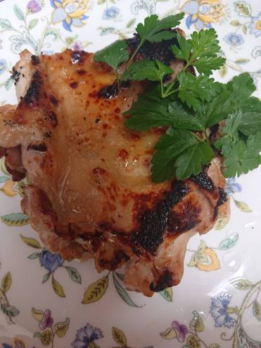 鶏もも肉のみりんつけ焼き