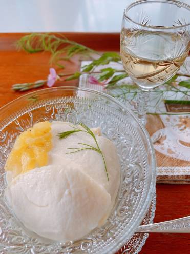 本みりんシロップでいただく豆花