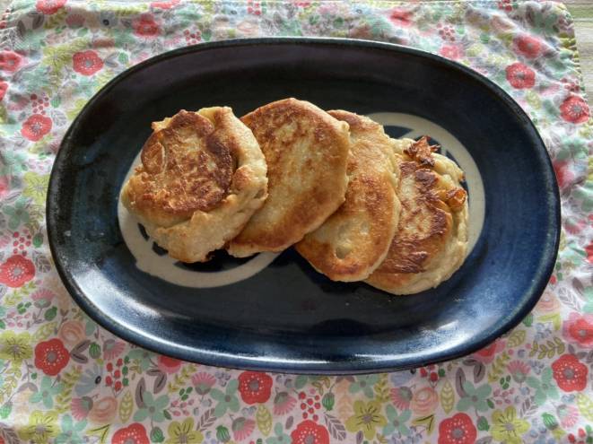 酒粕とそば粉のおやき