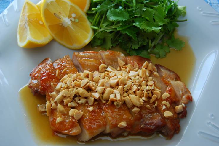 鶏もも肉の照り焼き　～エスニック風～