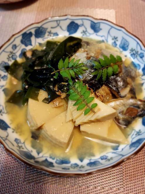 鰊とタケノコの煮物