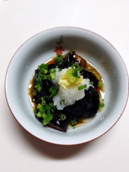 茄子の揚げ煮浸し