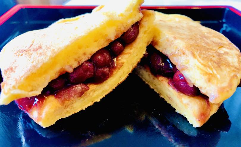 本みりんと切り餅でモチモチどら焼き