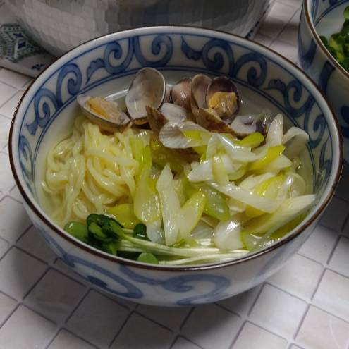 優しい味のあさりラーメン