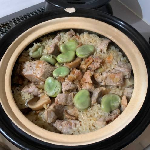 本みりん塩糖水でしっとり豚肉のガッツリ中華ちまきもどき