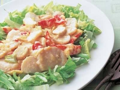 帆立てのマヨネーズ炒め