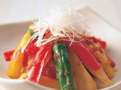 焼き野菜のおかかポンス