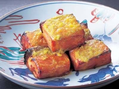 ぶりの若菜焼き