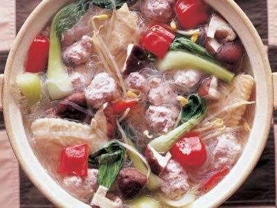 いかだんごなべ