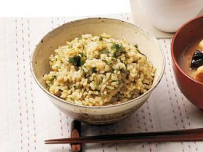 玄米めかぶご飯