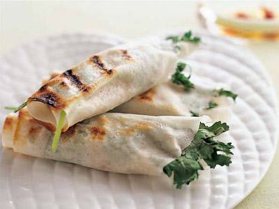 いわしの焼き春巻