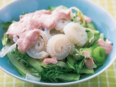 いかの梅マヨネーズあえ