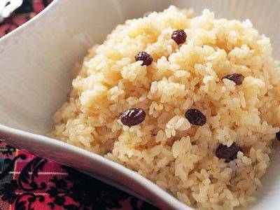 レーズン入りオレンジライス