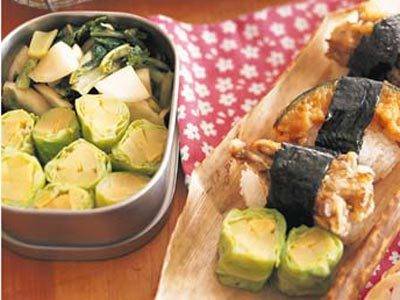 たくあんのキャベツ巻き