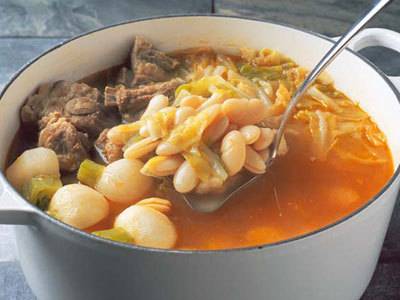 ガリシア風いんげん豆のスープ