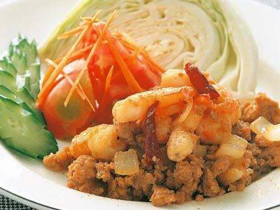 鶏とえびのサラダ