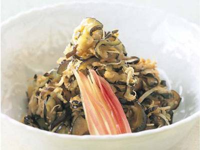 なすのもみ漬け