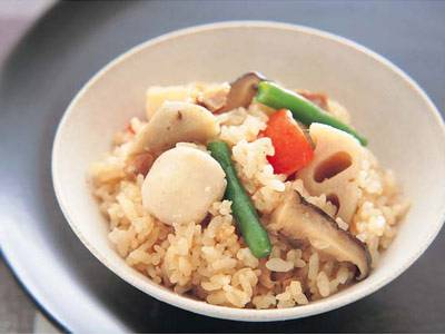 ごろごろ炊き込みご飯