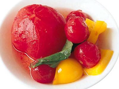 トマトとジャンボピーマンのピクルス