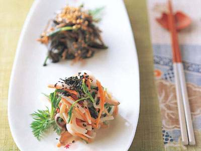 彩り野菜のごまあえ