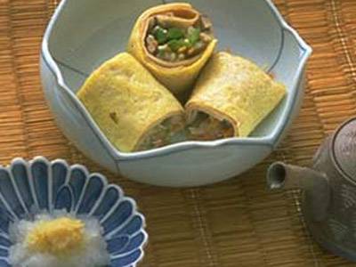 押し麩の五目包み