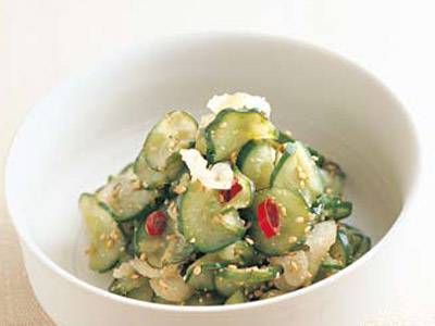 古漬けのごまあえ